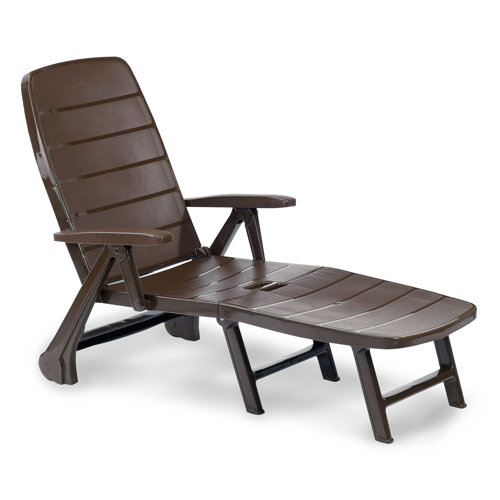 Klappliege Charleston Garten Living Gestellfarbe: Braun Klappliege Charleston Garten Living Gestellfarbe: Braun